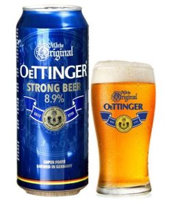 Bia Oettinger Strong Beer Nặng 8.9% – Thùng 24 Lon 500ml