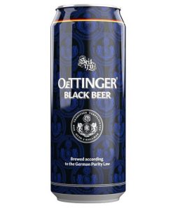 Bia Oettinger Black Beer 4.9% – Thùng 24 Lon 500ml