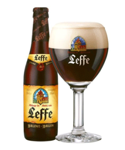 Bia Leffe Nâu Brune 6.5% – Thùng 24 Chai 330ml