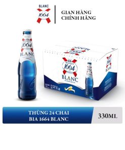 Bia Kronenbourg 1664 Blanc 5% – Thùng 24 Chai 330ml