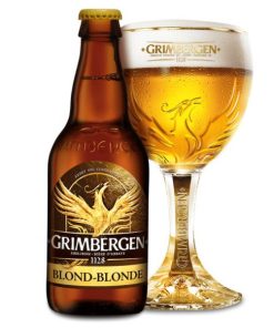 Bia Grimbergen Blonde 6.7% – Thùng 24 Chai 330ml