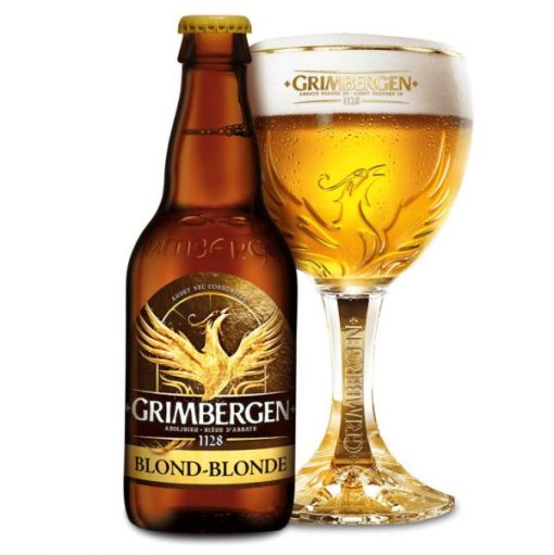 Bia Grimbergen Blonde 6.7% – Thùng 24 Chai 330ml