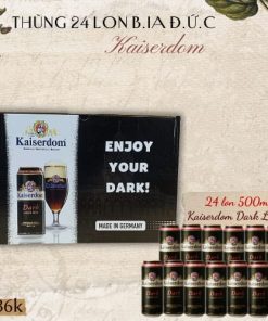 Alternative view of Bia Kaiserdom Dark Lager 4.7% – Thùng 24 Lon 500ml (Bia Đen)