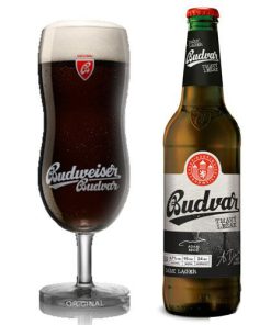 Bia Budweiser Budvar Dark 4.7% – Thùng 24 Chai 330ml (Sale: 26/08/25)