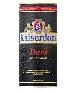 Bia Kaiserdom Dark 4.7% – Thùng 12 Lon 1L (Bia Đen)
