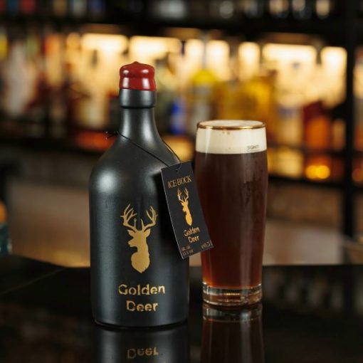 Bia Sứ Hoss Golden Deer 13% – Chai 500ml