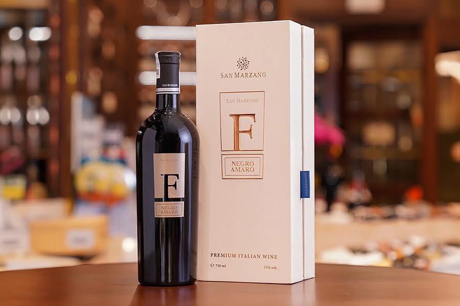 Rượu Vang Ý F Negroamaro 15% – Chai 750ml