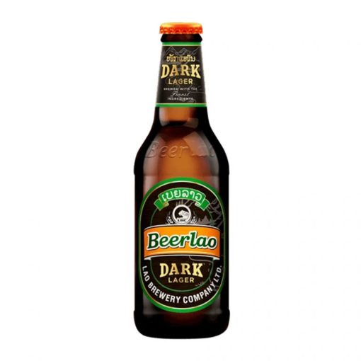 Beerlao Dark Lager 5% – Thùng 24 Chai 330ml (Bia Đen)
