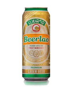 Bia Beerlao Vàng Lager 5% – Thùng 24 Lon 500ml