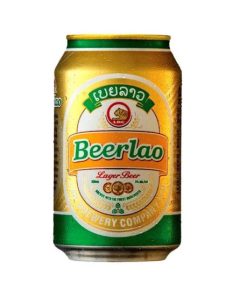 Bia Beerlao Vàng Lager 5% – Thùng 24 Lon 330ml