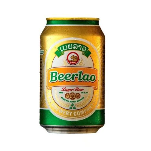 Bia Beerlao Vàng Lager 5% – Thùng 24 Lon 330ml