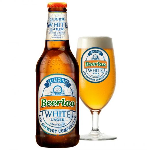 Bia Beerlao White Lager 5% – Thùng 24 Chai 330ml (Bia Lúa Mì)