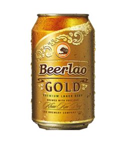 Bia Beerlao Gold 5% - Thùng 24 Lon 330ml