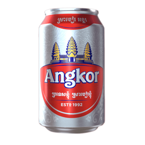Bia Angkor Lager 5% - Thùng 24 Lon 330ml