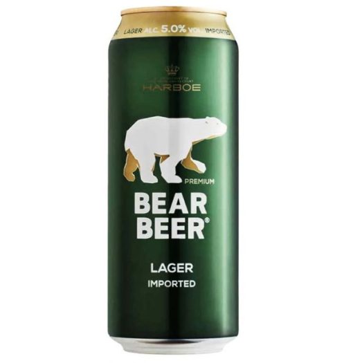 Bia Gấu Bear Beer Lager 5% – Thùng 24 Lon 500ml
