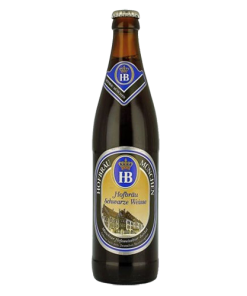 Bia HB Hofbrau Schwarze Weisse 5.1% – Thùng 20 Chai 500ml (Bia Đen)