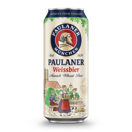 Bia Paulaner Weissbier 5.5% – Thùng 24 Lon 500ml