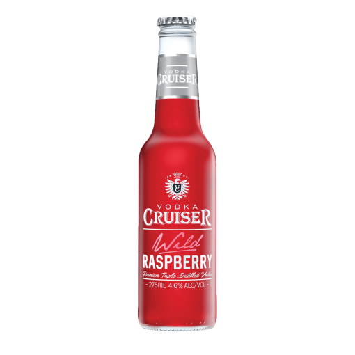 Vodka Cruiser Wild Raspberry 4.6% – Thùng 24 Chai 275ml