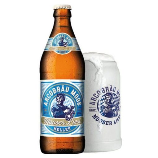 Bia Arcobrau Mooser Liesl Helles 5.3% – Thùng 20 Chai 500ml