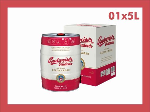 Bia Budweiser Budvar Original 5% – Bom 5L