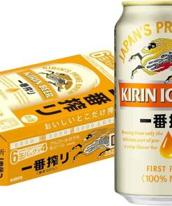 Bia Nhật Kirin Ichiban Shibori 5% - Thùng 24 Lon 350ml (Sale: 31/08/25)