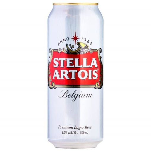 Bia Stella Artois 5% - Thùng 24 Lon 500ml