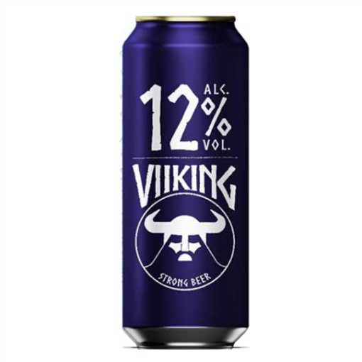 Bia Viiking Xtra Strong 12% – Thùng 24 Lon 500ml (Date: 14/07/25)