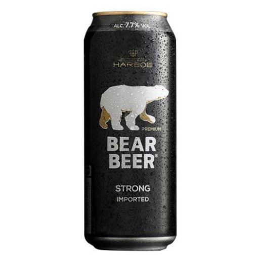 Bia Gấu Bear Beer Strong Imported 7.7% – Thùng 24 Lon 500ml