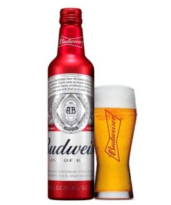 Bia Mỹ Budweiser Aluminum Đỏ 5% – Thùng 24 Chai Nhôm 473ml