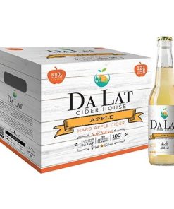 Bia Dalat Cider Apple 4.6% – Thùng 12 Chai 330ml