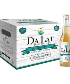Bia Dalat Cider Pineapple 4.6% – Thùng 12 Chai 330ml