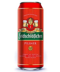 Bia Feldschlobchen Pilsner 4.9% – Thùng 24 Lon 500ml