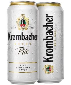 Bia Krombacher Pils 4.8% – Thùng 24 Lon 500ml