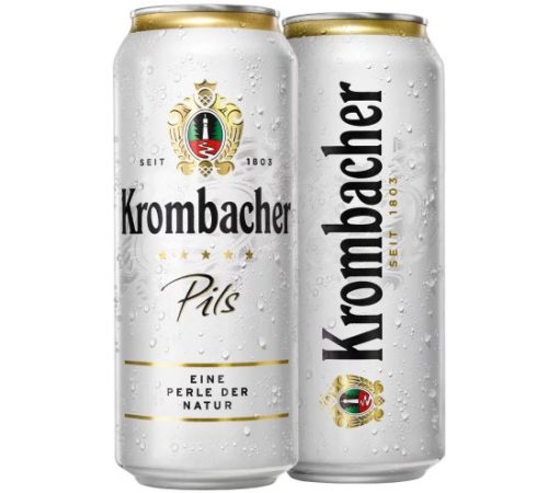 Bia Krombacher Pils 4.8% – Thùng 24 Lon 500ml