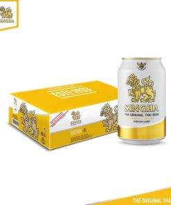 Bia Thái Singha Lager 5% – Thùng 24 Lon 330ml