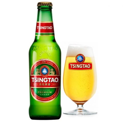 Bia Tsingtao Lager 5% – Thùng 24 Chai 330ml (Bia Thanh Đảo)