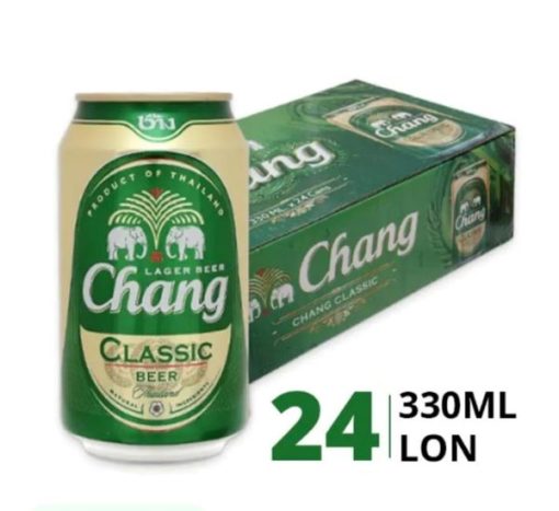 Bia Thái Chang Classic 5% – Thùng 24 Lon 330ml