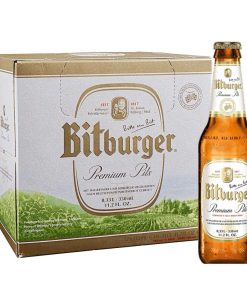 Bia Bitburger Premium Pils 4.8% – Thùng 24 Chai 330ml