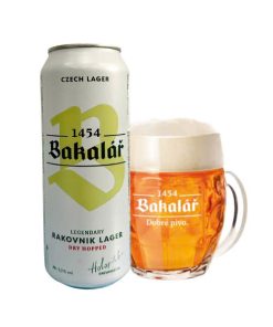 Bia Tiệp Bakalar Dry Hopped Lager 5.2% – Thùng 24 Lon 500ml