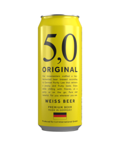 Bia 5,0 Original Weiss Beer 5% – Thùng 24 Lon 500ml