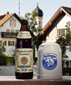 Bia Ayinger Altbairisch Dunkel Unfiltriert 5% – Thùng 20 Chai 500ml