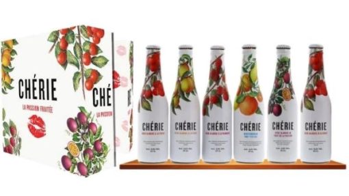 Bia Chérie Bière Blanche 3.5% - Thùng 12 Chai 330ml