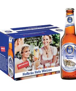 Bia HB Hofbrau Hefe Weizen 5.1% – Thùng 24 Chai 330ml