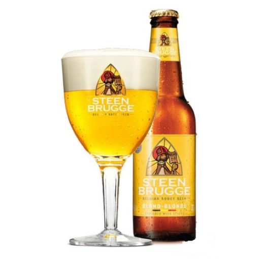 Bia Steenbrugge Blond 6.5% – Thùng 24 Chai 330ml