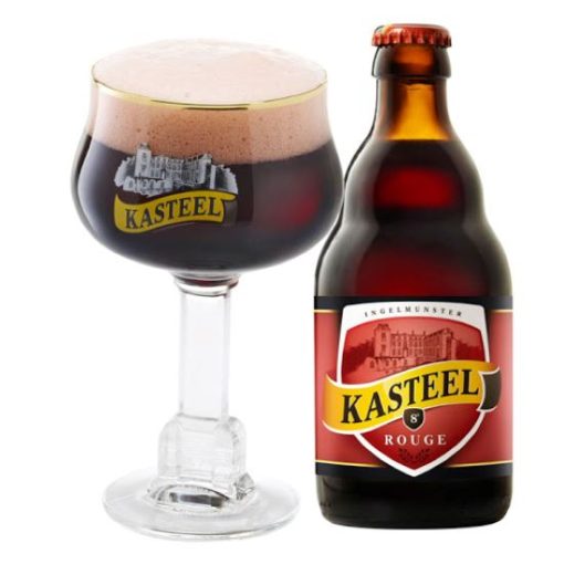 Bia Kasteel Rouge 8% – Thùng 24 Chai 330ml