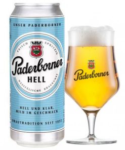 Bia Paderborner Hell 5.1% – Thùng 24 Lon 500ml