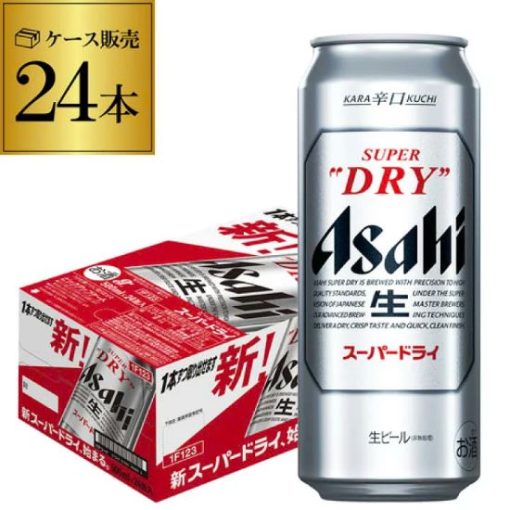 Bia Asahi Super Dry 5% - Thùng 24 Lon 500ml