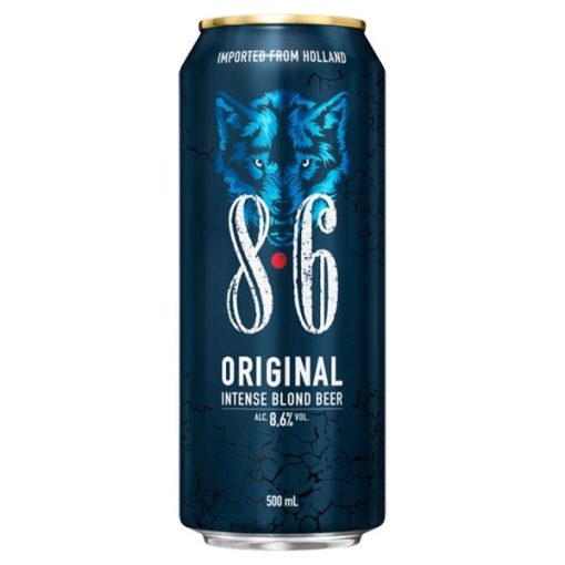 Bia Sói 8.6 Original 8.6% – Thùng 24 Lon 500ml
