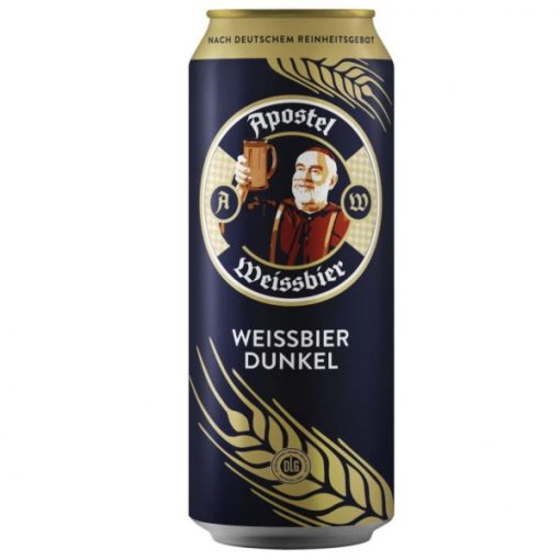 Bia Apostel Weissbier Dunkel 5.3% – Thùng 24 Lon 500ml