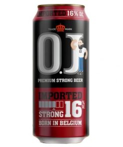 Bia OJ Strong Imported 16% – Thùng 24 Lon 500ml